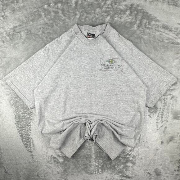 Vintage Beeriodic Table of Essentials Grey Graphic T-shirt Size Medium - Picture 1 of 7